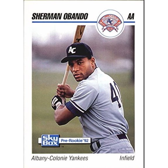 1992 SkyBox AA #10 Sherman Obando MLB Baseball Trading Card