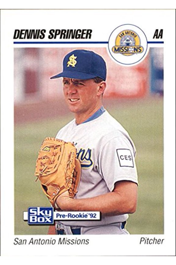 1992 SkyBox AA #252 Dennis Springer MLB Baseball Trading Card