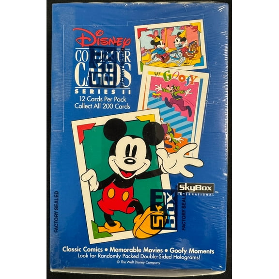 1992 SkyBox Disney Collector Cards Box Series 2 Factory Sealed