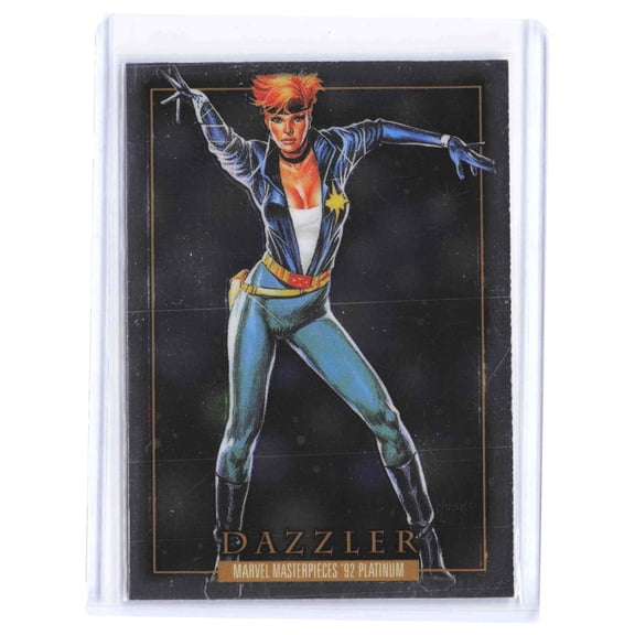 1992 SkyBox Marvel Masterpieces Platinum Edition Dazzler #20 Marvel Trading Card