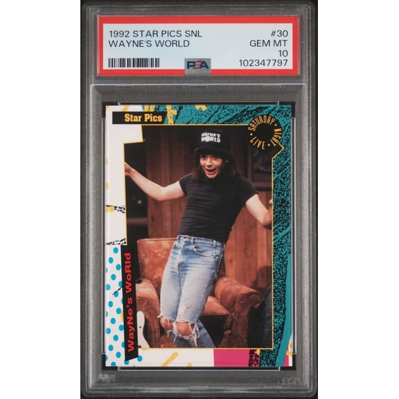 Graded 1992 Star Pics Saturday Night Live Wayne's World #30 PSA 10