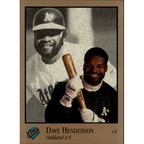 1992 Studio #224 Dave Henderson MLB Baseball Trading Card