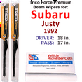 thumbnail image 1 of 1992 Subaru Justy Performance Beam Wipers (Set of 2), 1 of 3