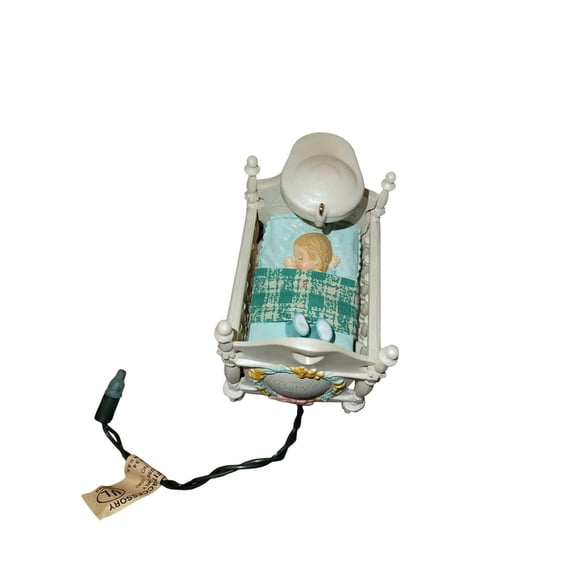 1992 Through the Years (Baby’s First Bunk Bed—Second Issue) Enesco Christmas Tree Ornament 586862