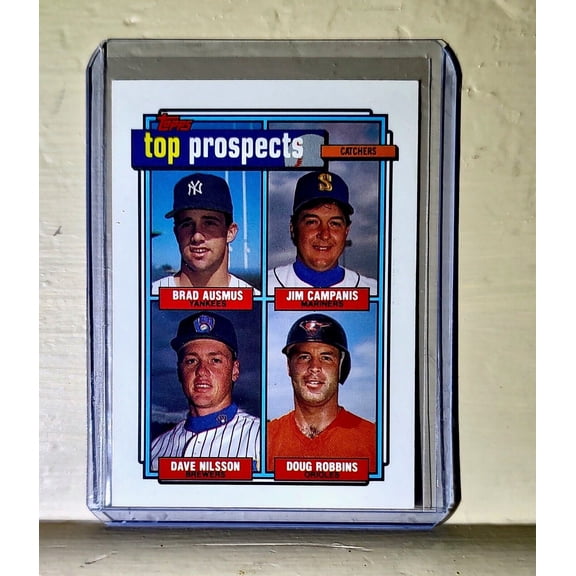 1992 Top Prospects Catchers Topps Baseball Card #58