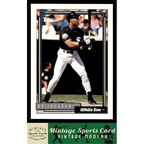 1992 Topps Bo Jackson #290 Chicago White Sox Baseball Card