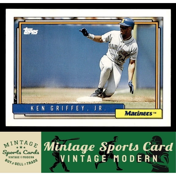 1992 Topps #50 EX/NM Ken Griffey Jr. Seattle Mariners Baseball Card