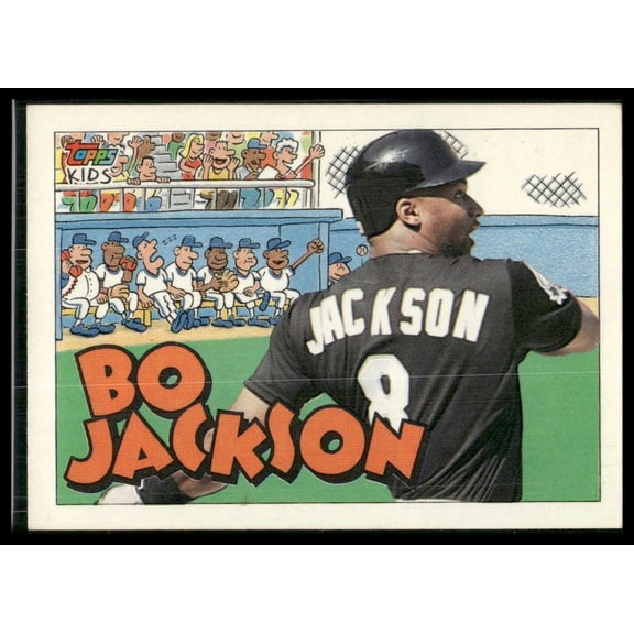 1992 Topps Kids Bo Jackson Chicago White Sox #103a Baseball Card