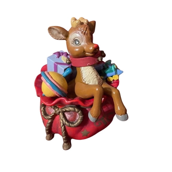 1992 Toyful Rudolph Enesco Christmas Tree Ornament 593982