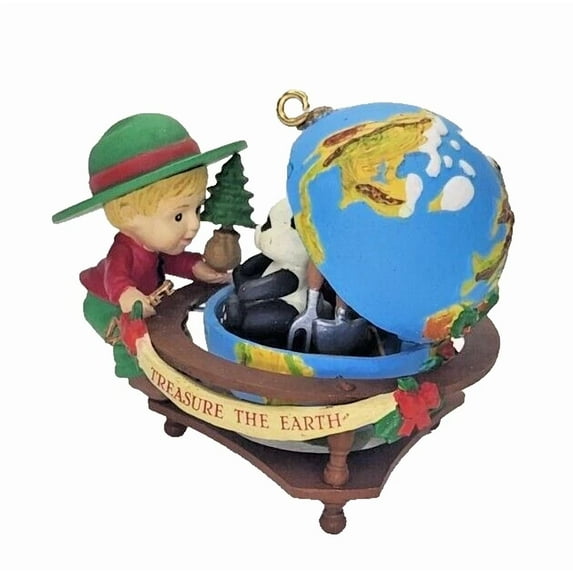 1992 Treasure the Earth (Protect the Earth) Enesco Christmas Tree Ornament 593826