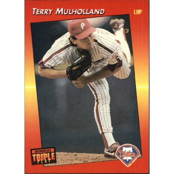 1992 Triple Play #11 Terry Mulholland MLB Baseball Trading Card
