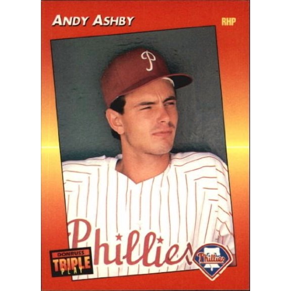1992 Triple Play #128 Andy Ashby MLB Baseball Trading Card