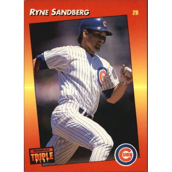 1992 Triple Play #229 Ryne Sandberg Chicago Cubs MLB Baseball Base Trading Card