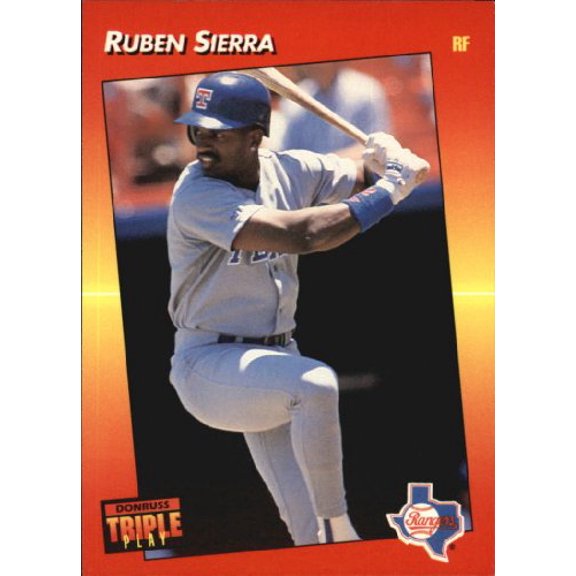 1992 Triple Play #238 Ruben Sierra MLB Baseball Trading Card
