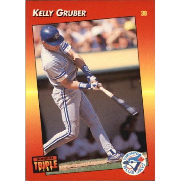 1992 Triple Play #242 Kelly Gruber MLB Baseball Trading Card