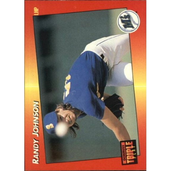 1992 Triple Play #71 Randy Johnson MLB Baseball Trading Card
