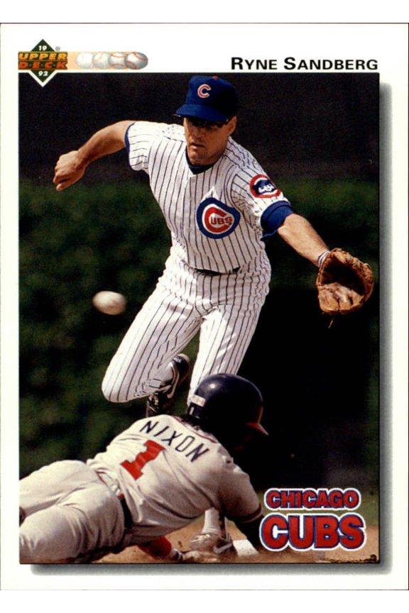 1992 Upper Deck #145 Ryne Sandberg Chicago Cubs MLB Baseball Base Trading Card