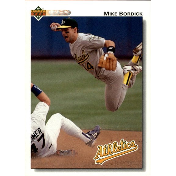 1992 Upper Deck #727 Mike Bordick MLB Baseball Trading Card