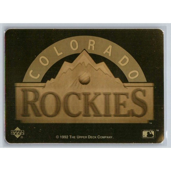 1992 Upper Deck Colorado Rockies #NNO Team Logo Holograms Colorado Rockies MLB BASEBALL Trading Card