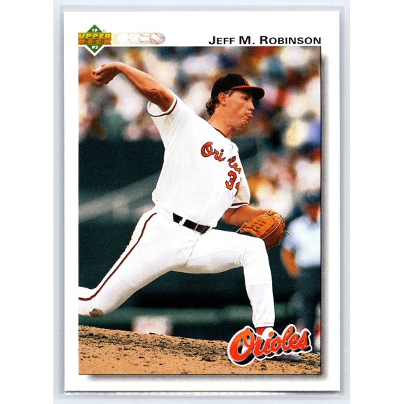 1992 Upper Deck #320 Jeff M. Robinson Baltimore Orioles Near Mint Baseball Card