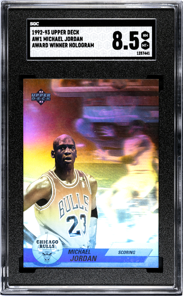 michael jordan holographic card value Michael Jordan Hologram
