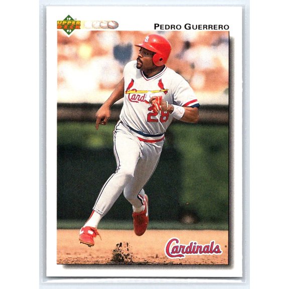 1992 Upper Deck Pedro Guerrero St. Louis Cardinals #357 Baseball Card