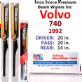 thumbnail image 1 of 1992 Volvo 740 Performance Beam Wipers (Set of 3) w/Rear Wiper, 1 of 3