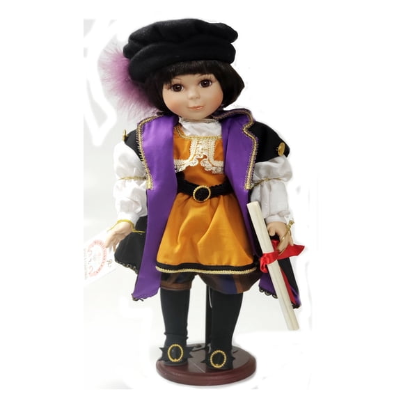 1992 WORLD GALLERY 16" Porcelain Doll Marco "Christopher Columbus" Limited Edition HS504