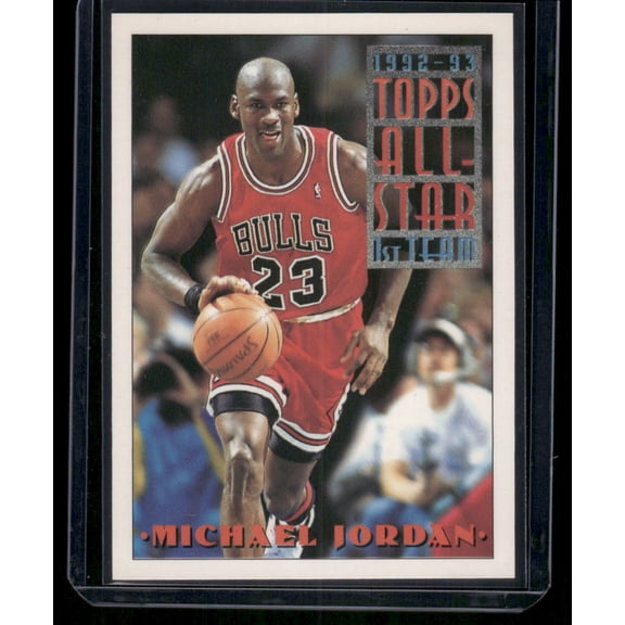 Michael Jordan Chicago Bulls 1992-93 Topps All-Star #101 NBA Trading Card