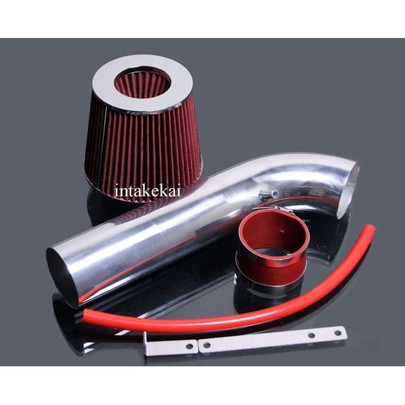 1993 1994 1995 1996 1997 1998 JEEP GRAND CHEROKEE 5.2 5.2L 5.9 5.9L V8 ENGINE AIR INTAKE KIT SYSTMES (RED)