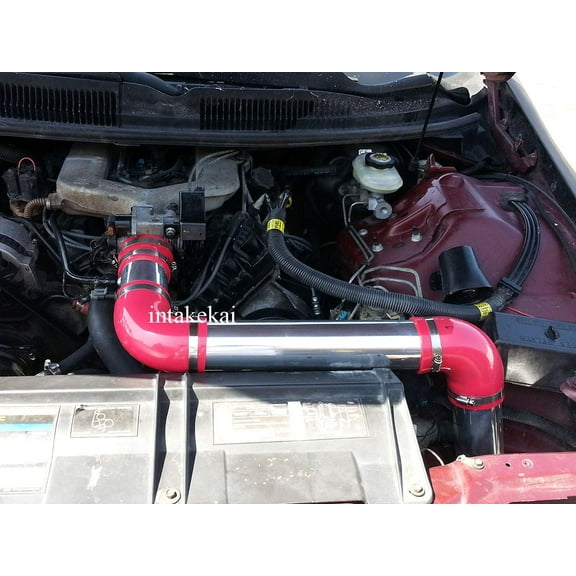 1993 1994 1995 CHEVROLET CAMARO PONTIAC FIREBIRD 3.4 3.4L V6 ENGINE AIR INTAKE KIT SYSTEMS (RED)