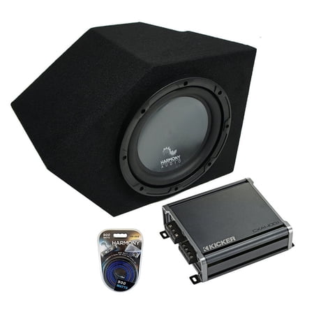 1993-2002 Chevy Camaro Coupe Passenger Side 10" Harmony R104 Sub Box & CXA400.1