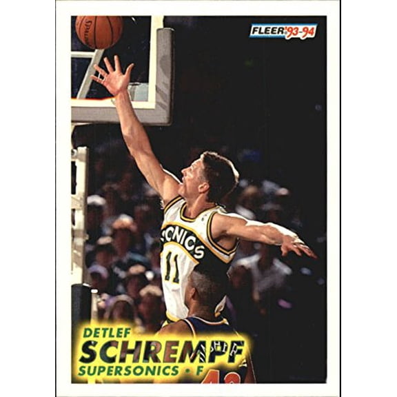 1993-94 Fleer #386 Detlef Schrempf NBA Basketball Trading Card