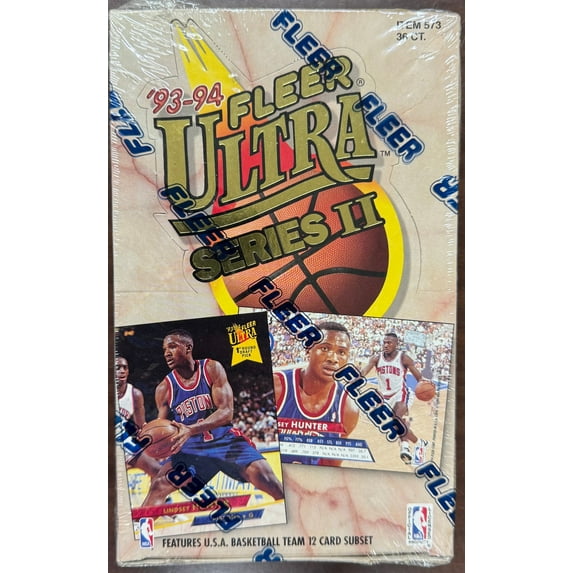 1993/94 Fleer Ultra Basketball Series II Hobby Box Factory Sealed