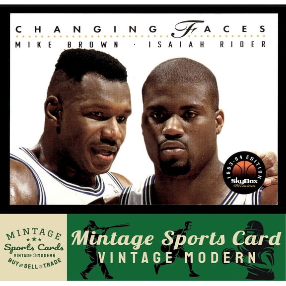 1993-94 SkyBox Premium Mike Brown / Isaiah Rider #307