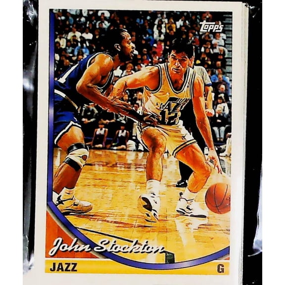 1993-94 Topps Utah Jazz Team Set 3 diff Karl Malone 3 diff John Stockton 17 Cards MINT