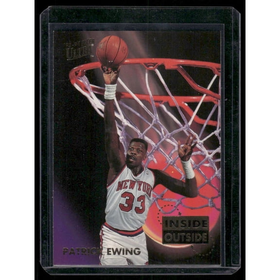 1993-94 Upper Deck Inside Outside Patrick Ewing #1 NBA New York Knicks Basketball Card
