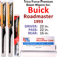 thumbnail image 1 of 1993 Buick Roadmaster Performance Beam Wipers (Set of 3) w/Rear Wiper, 1 of 3