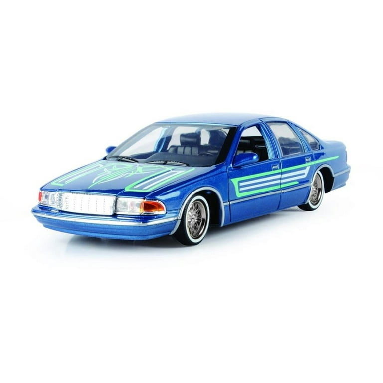 1993 Chevy Caprice Lowrider, Blue - Motor Max 79022WLBU - 1