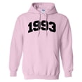 thumbnail image 1 of 1993 College Style Hoodie Sweatshirt Unisex X-Large Pink, 1 of 5