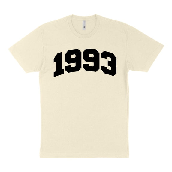 1993 College Style Shirt Unisex Large Natural