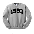 thumbnail image 1 of 1993 College Style Sweatshirt Unisex Large Grey, 1 of 5