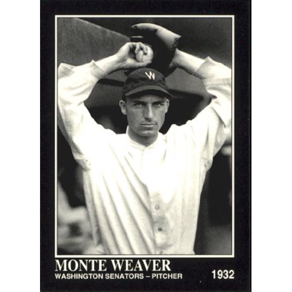 1993 Conlon TSN #853 Monte Weaver MLB Baseball Trading Card