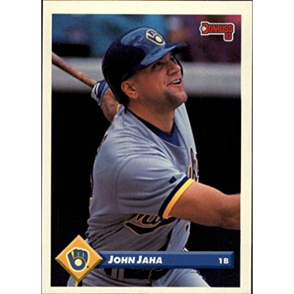 1993 Donruss #207 John Jaha MLB Baseball Trading Card