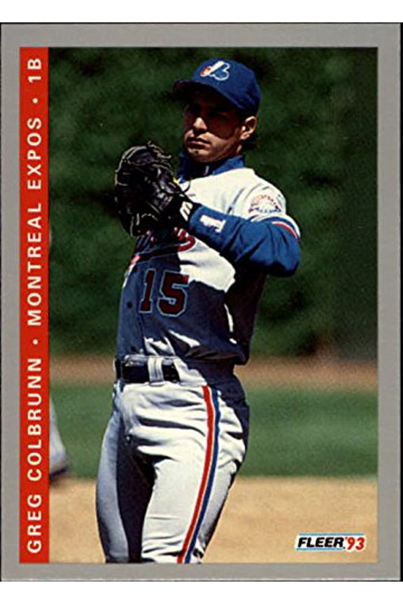 1993 Fleer Final Edition #91 Greg Colbrunn MLB Baseball Trading Card