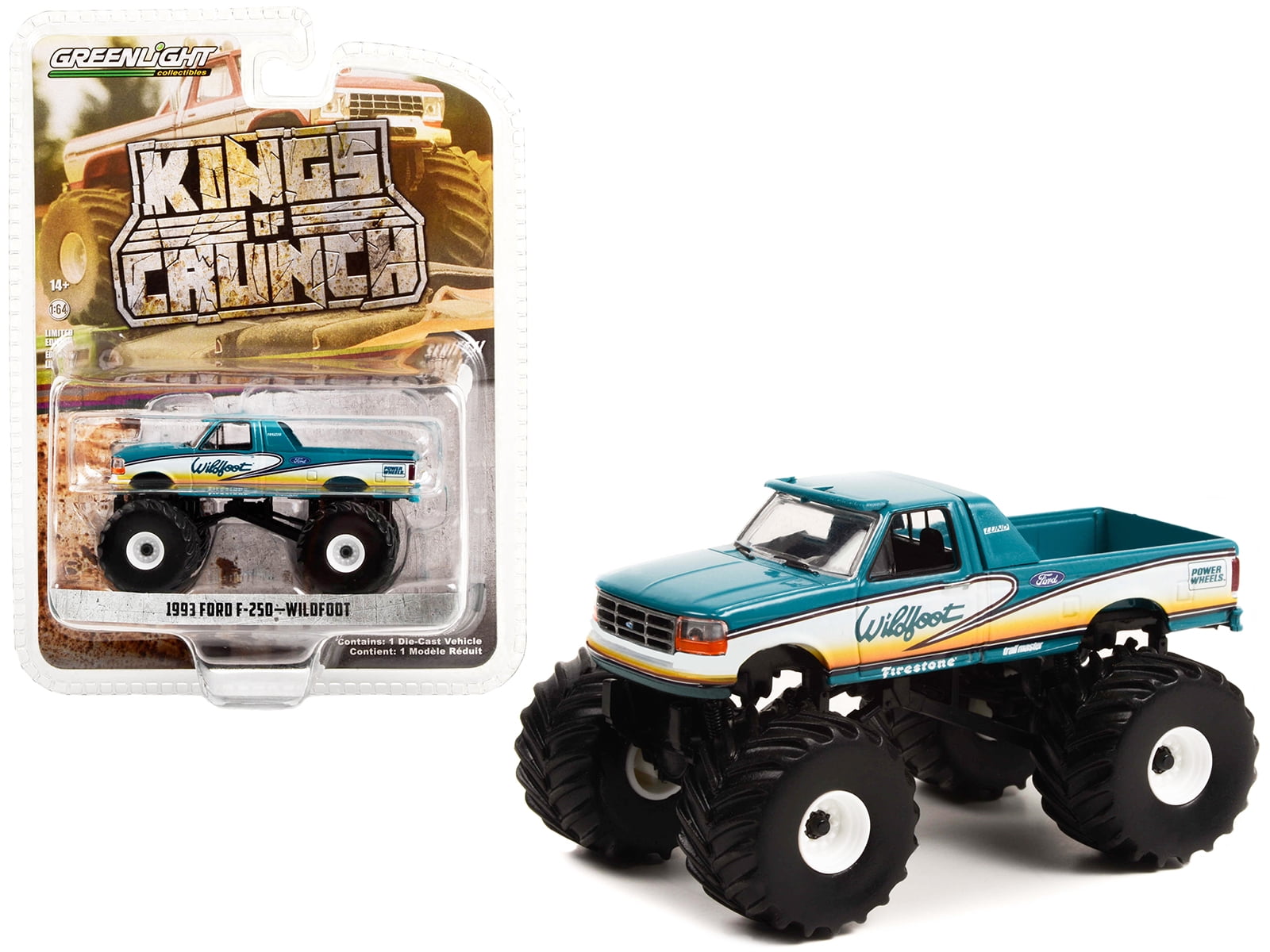 1993 Ford F-250 Monster Truck Teal 