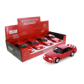 1993 Ford Mustang SVT Cobra, Red - Showcasts 37906 - 1/24 Scale Diecast Model Car