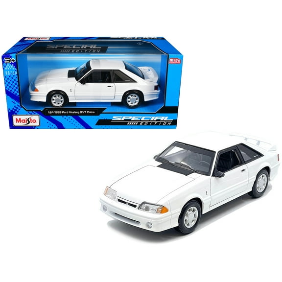 1993 Ford Mustang SVT Cobra White "Special Edition" Series 1/24 Diecast Model Car by Maisto