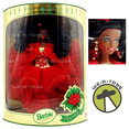 thumbnail image 1 of 1993 Happy Holidays Barbie African American Doll Mattel 10911, 1 of 1