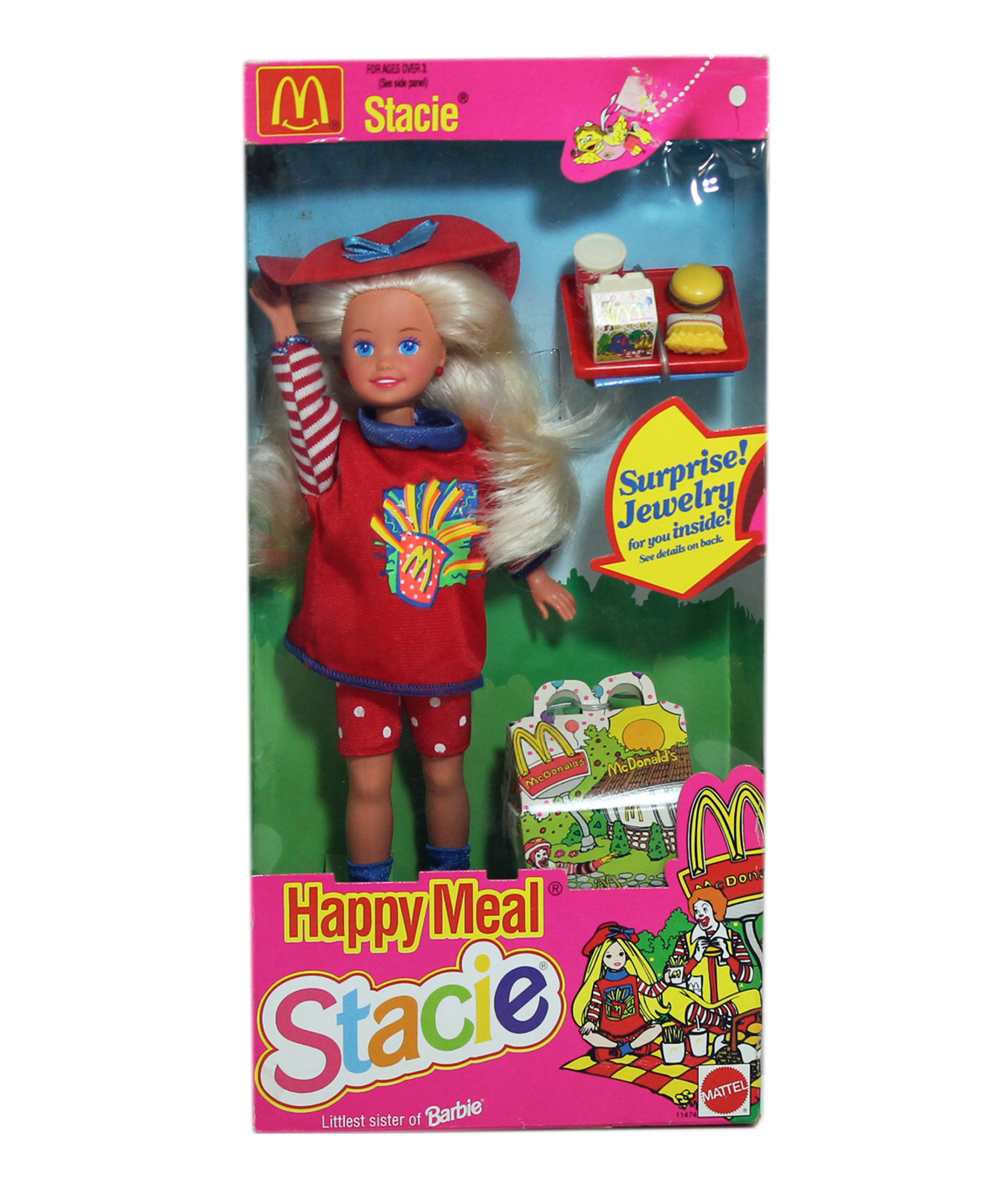 【未開封】バービー人形：Mcdonald's Happy Meal STACIE Barbie McDonalds's Happy Meal Stacie Doll 1993 Mattel 11474